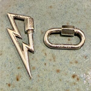 Marla Aaron Sterling Silver Babylock and Sterling Silver Boltlock